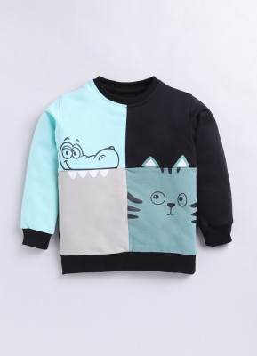 CUTOPIES Full Sleeve Graphic Print Boys Sweatshirt