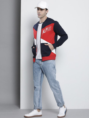 The Indian Garage Co. Full Sleeve Color Block Men Sweatshirt