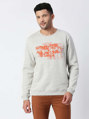 Pepe Jeans Full Sleeve Solid Men Sweatshirt