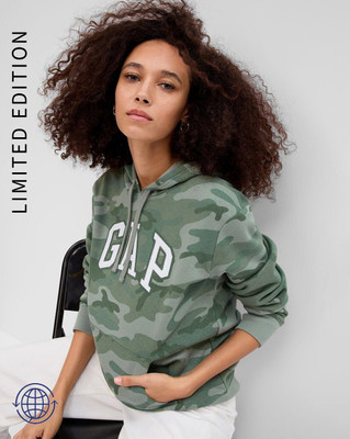 GAP Full Sleeve Animal Print Women Sweatshirt