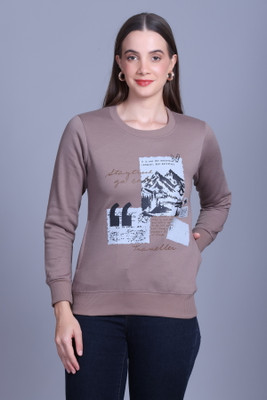 DG Divine GirL Full Sleeve Printed Women Sweatshirt