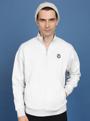 HIGHLANDER Full Sleeve Solid Men Sweatshirt