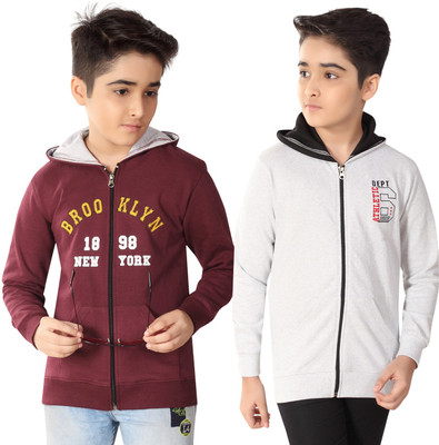 MIST N FOGG Full Sleeve Printed Boys Sweatshirt