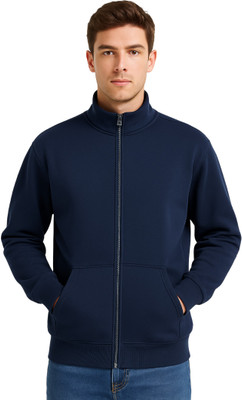 PrimeLinor Full Sleeve Solid Men Sweatshirt