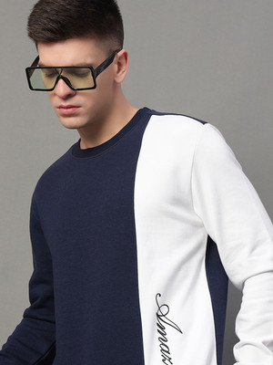 GETGOLF Full Sleeve Color Block Men Sweatshirt