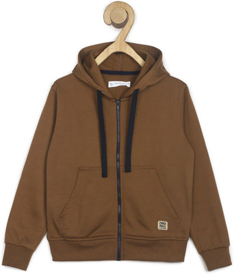Alan Jones Full Sleeve Solid Boys Sweatshirt