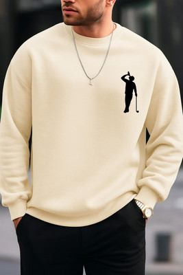 Trackflip Full Sleeve Solid Men Sweatshirt