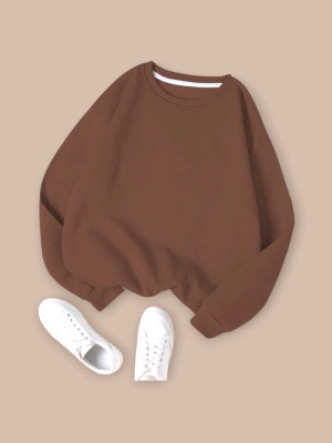 kareena fashion Full Sleeve Solid Women Sweatshirt