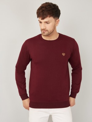 AAITHAN Full Sleeve Solid Men Reversible Sweatshirt