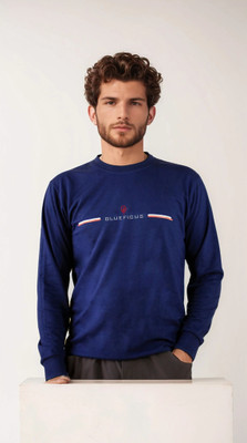 BlueFicus Full Sleeve Printed Men Sweatshirt