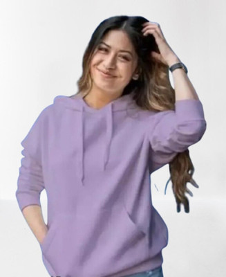 etsun Full Sleeve Solid Women Sweatshirt