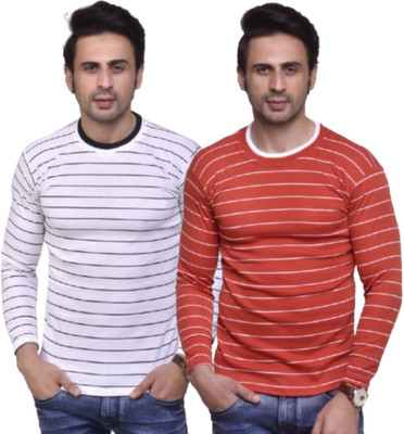 fashionbazaar4u.com Full Sleeve Striped Men Sweatshirt