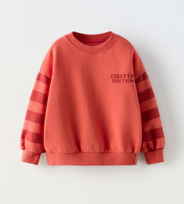 Alan Jones Full Sleeve Color Block Boys & Girls Sweatshirt
