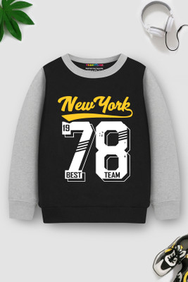 Trampoline Full Sleeve Graphic Print Boys & Girls Sweatshirt