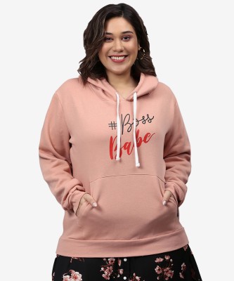 Instafab Plus Full Sleeve Solid Women Sweatshirt