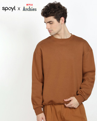 Unrule Full Sleeve Solid Men Sweatshirt