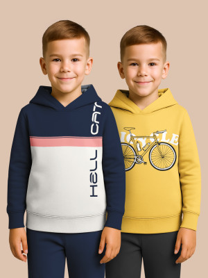 Hellcat Full Sleeve Printed Boys Sweatshirt