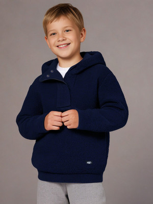 Cherry Crumble Full Sleeve Solid Boys & Girls Sweatshirt