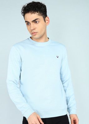 Allen Solly Half Sleeve Solid Men Sweatshirt