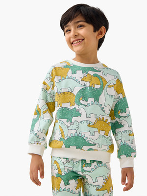 JUNIORS by Babyshop Full Sleeve Animal Print Boys Sweatshirt