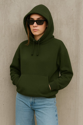 Rockwell Full Sleeve Solid Women Sweatshirt