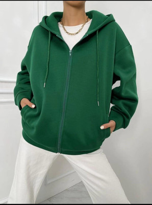 FARICON Full Sleeve Solid Women Sweatshirt