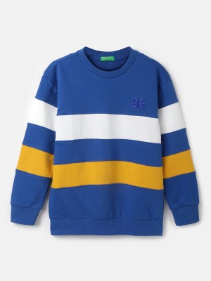United Colors of Benetton Full Sleeve Striped Baby Boys Sweatshirt