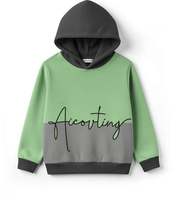 Hellcat Full Sleeve Color Block Boys Sweatshirt