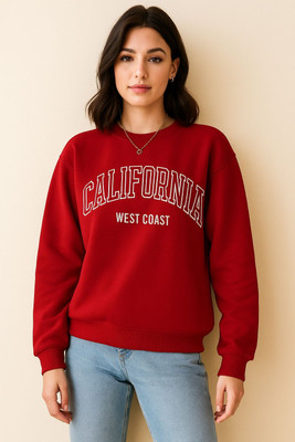 Stylezone Full Sleeve Self Design Women Sweatshirt