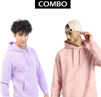 PicPok Full Sleeve Solid Men Sweatshirt