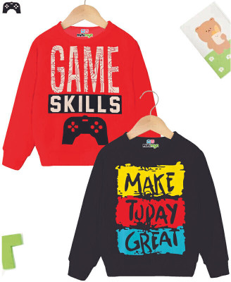 MINI MYN Full Sleeve Graphic Print Girls Sweatshirt