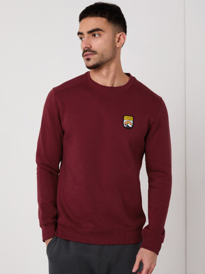 Wildcraft Full Sleeve Solid Men Sweatshirt
