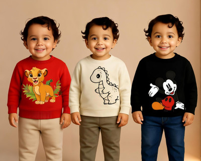 FASTCRY Full Sleeve Printed Baby Boys Sweatshirt