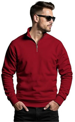 StyleCruw Full Sleeve Solid Men & Women Sweatshirt
