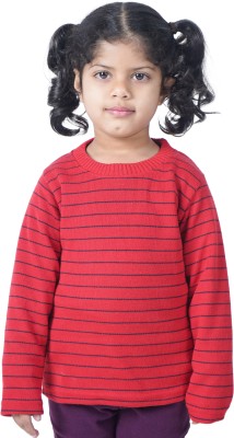 stylestorm Full Sleeve Striped Girls Sweatshirt