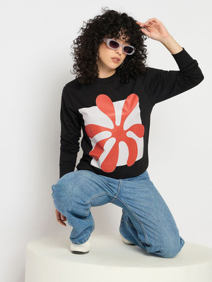 Mast & Harbour Full Sleeve Graphic Print Women Sweatshirt
