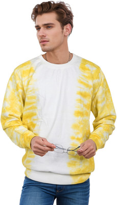 HueCoast Full Sleeve Dyed Men Sweatshirt