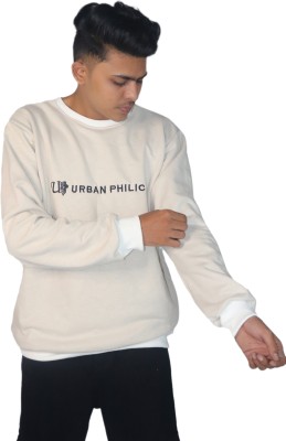 urbanphilic Full Sleeve Self Design Men Reversible Sweatshirt