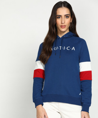 NAUTICA Full Sleeve Printed Women Sweatshirt