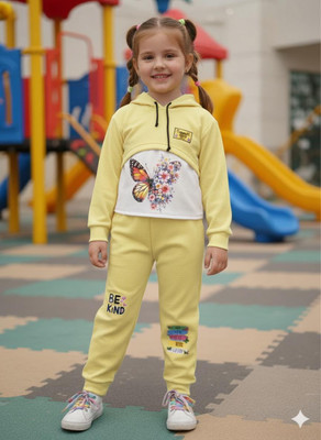 crazy garments Full Sleeve Printed Girls Sweatshirt