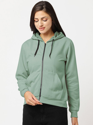 R Heaven Fashions Full Sleeve Solid Women Sweatshirt