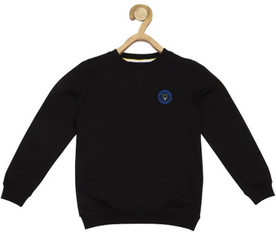 Allen Solly Full Sleeve Solid Boys Sweatshirt