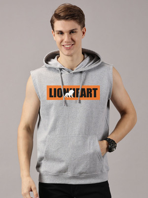 LEOON TREND Sleeveless Printed Men Sweatshirt