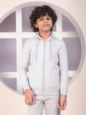 CRIMSOUNE CLUB Full Sleeve Solid Boys Sweatshirt