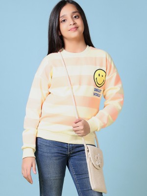 V-MART Full Sleeve Printed Girls Sweatshirt