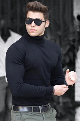Plus91 Full Sleeve Solid Men Sweatshirt