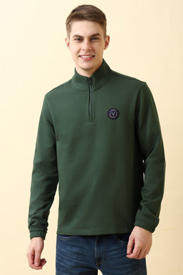 Allen Solly Full Sleeve Solid Men Sweatshirt
