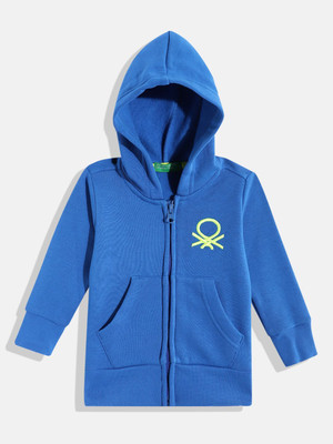 United Colors of Benetton Full Sleeve Solid Baby Boys Sweatshirt