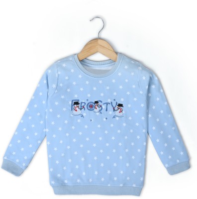 Nino Togs Full Sleeve Embroidered Girls Sweatshirt