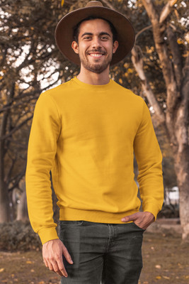 Maelstrom Full Sleeve Solid Men Sweatshirt